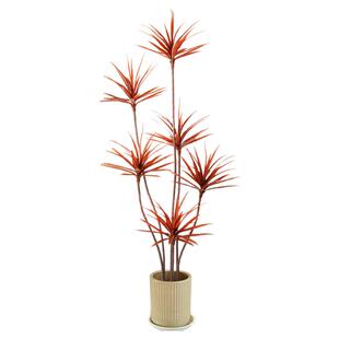 千年木仿真绿植轻奢客厅装饰盆栽植物仿生假花龙血树室内落地摆件