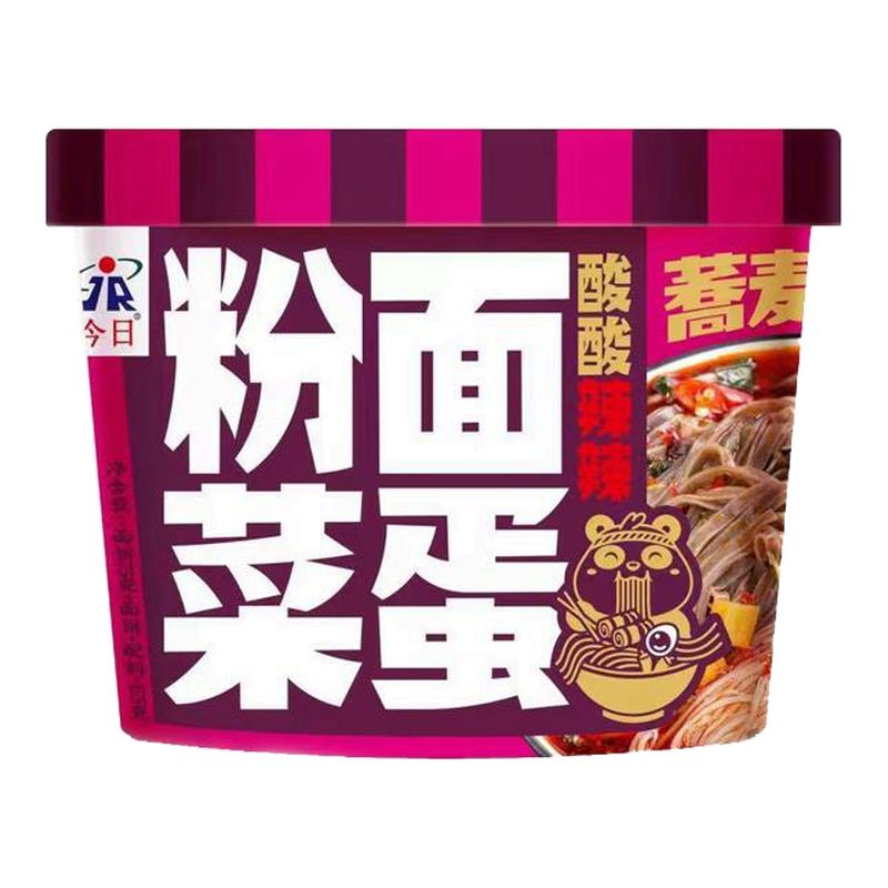今日荞麦粉面菜蛋免煮方便速食