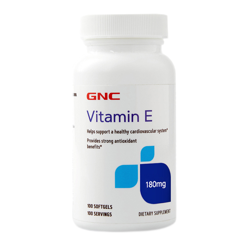 GNC健安喜维生素E180mg100粒高含量支持心血管健康
