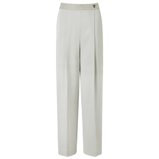 【三醋酸涤纶交织】IIIVIVINIKO夏季新款宽松直筒阔腿裤子女