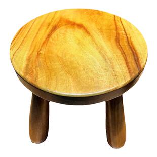 香樟木圆凳简约矮凳垫脚木板凳客厅换鞋凳家用原木大人儿童茶几凳