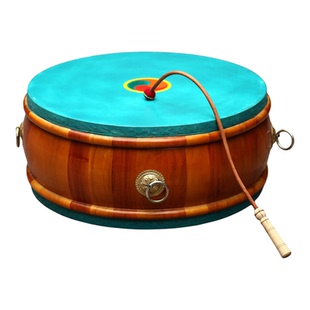 法鼓手工牛皮鼓槌密宗鼓鼓立式鼓乐器鼓全套小锣鼓断法鼓