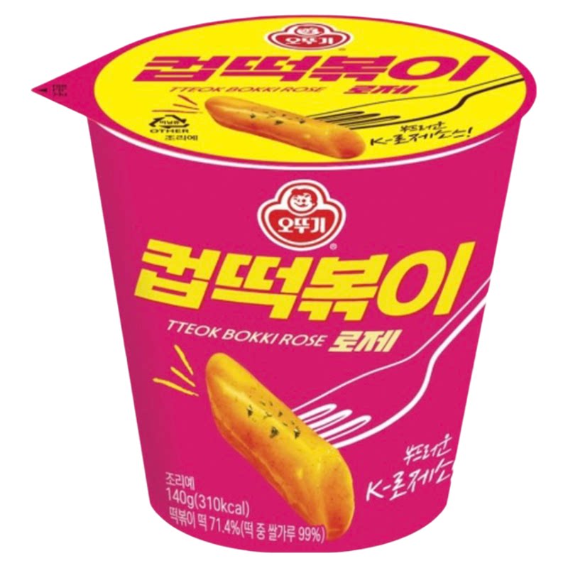不倒翁韩式炒年糕杯装3口味