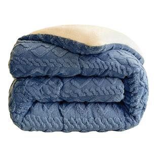 牛奶羊羔绒毛毯加厚保暖冬季被子午睡沙发盖毯被芯棉被冬被春秋被