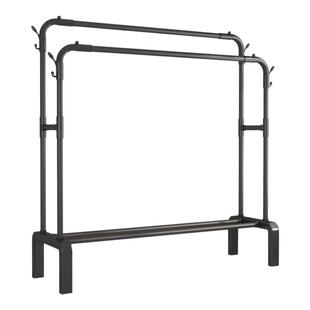 衣架落地立式卧室挂衣架可移动带轮家用客厅网红轻奢晾衣架晒衣架