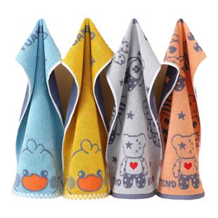 纯棉儿童洗脸毛巾柔软吸水速干学生家用洗澡全棉小毛巾可爱卡通