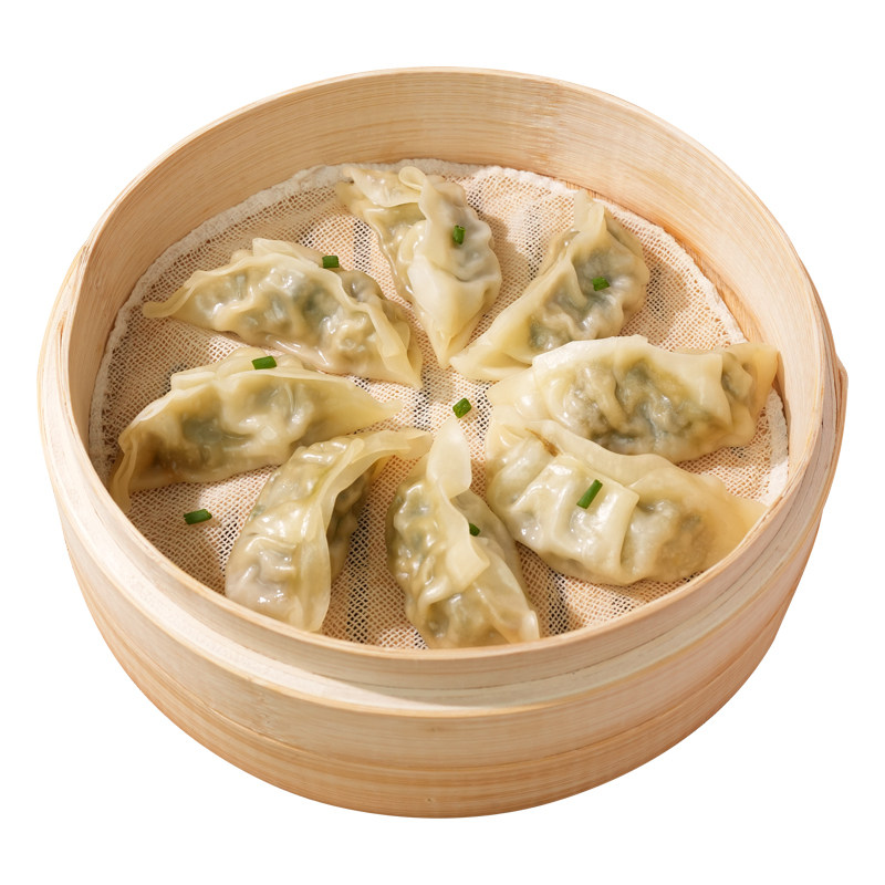 早餐蒸煎饺速度水饺玉米韭菜鸡蛋
