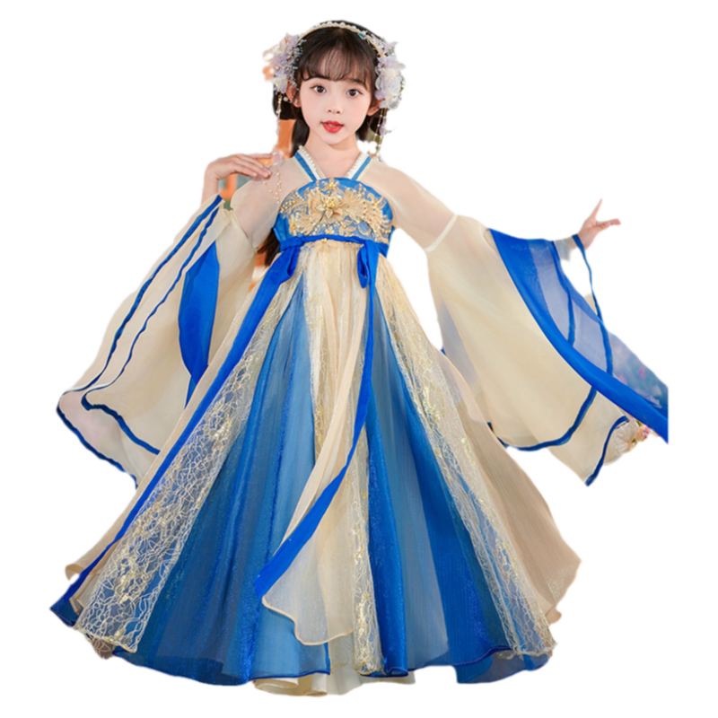 兰花仙子花神汉服小女孩2024