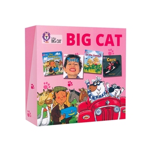 点读版英版进口原版Collins Big Cat 柯林斯大猫英语分级阅读4-6岁幼儿Pink AB RedAB12345678910111213141516178全套英文故事绘本