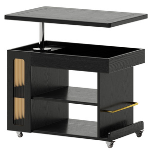 移动边几实木小桌子沙发边柜可升降旋转小茶几客厅家用侧边柜角几