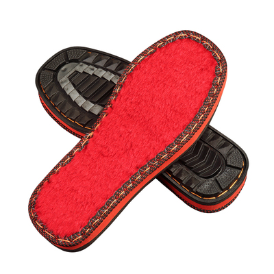 拖鞋底手工编织防滑耐磨毛线鞋底