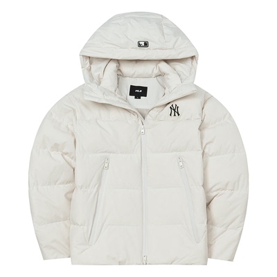 MLB男女羽绒服连帽鸭绒外套