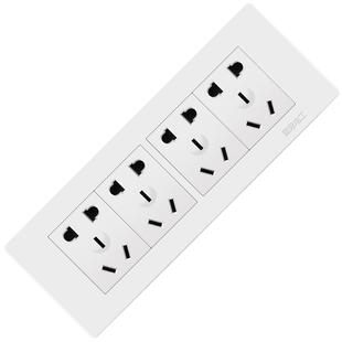 国际电工118型开关插座面板墙壁四位六9九12十二孔二十孔多孔暗装