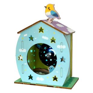 科技小制作手工diy材料创意类星空小鸟屋科技创新大赛科学实验