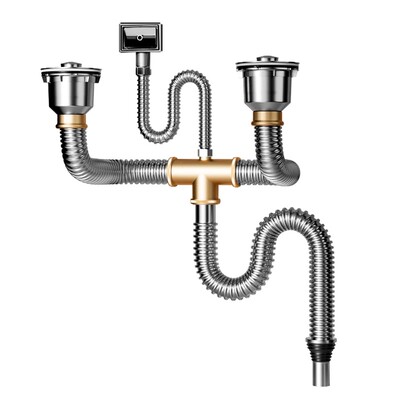 不锈钢双槽下水器|超8000次加购