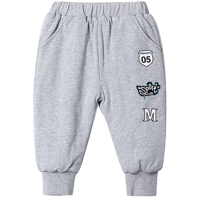 儿童夹棉裤子冬季保暖裤秋冬款