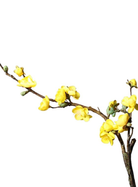 仿真花梅花桌面摆设舞蹈花枝道具
