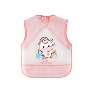 儿童防水罩衣夏季无袖宝宝吃饭围兜轻薄耐脏婴儿饭兜围裙易清理