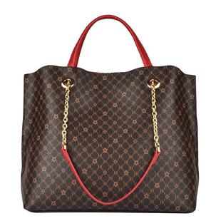 HR赫莲娜女包2025新款大容量单肩包老花手提包女士托特包商场同款