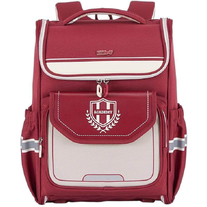 卡拉羊1-4-6年级小学生减负防下坠大嘴书包大容量男轻便双肩包女