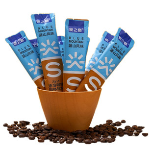 农科院咖啡速溶120条装拿铁卡布奇诺蓝山特浓三合一云南小粒咖啡