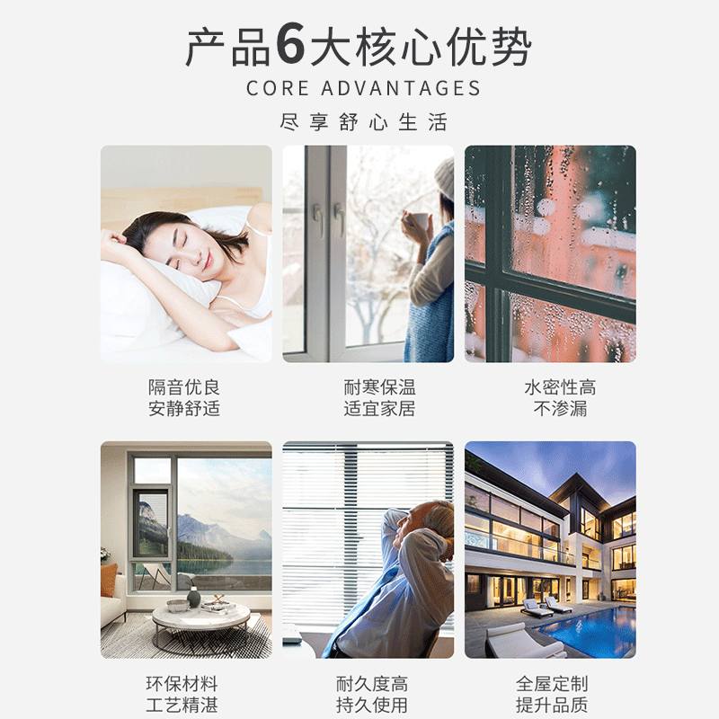 二联动三四移门吊趟钢化玻璃推拉门厨房客厅隔断阳台极窄铝合金门