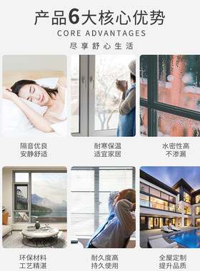 二联动三四移门吊趟钢化玻璃推拉门厨房客厅隔断阳台极窄铝合金门