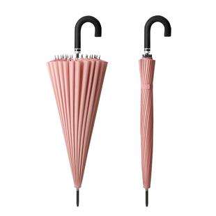 24骨遇水开花长柄雨伞加大加厚加固自动女伞双人大号抗风暴结实男