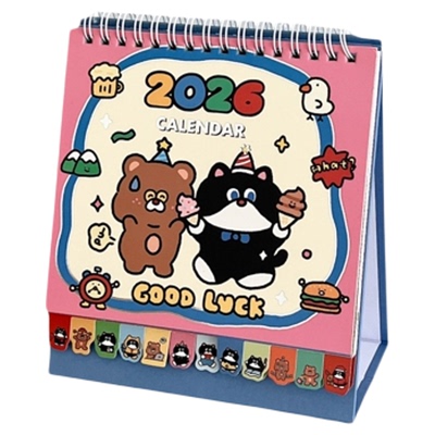 贴纸台历可爱2026年日历办公室