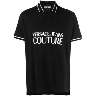 Versace/范思哲VJ 潮牌男士休闲短袖POLO衫 74GAGT03 CJ01O