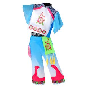 六一儿童傣族水梦瑶演出服装少数民族女童中国舞民间舞蹈表演服饰