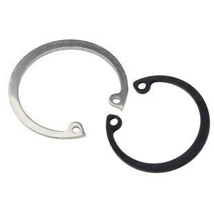 铁黑孔用卡簧 内卡卡簧 C型挡圈铁发黑孔卡孔用弹性挡圈Φ8-Φ100