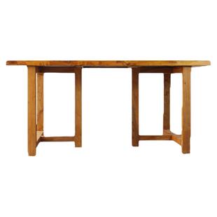 老榆木门板茶桌书桌复古怀旧风化木老木头旧木板原木实木桌子茶台