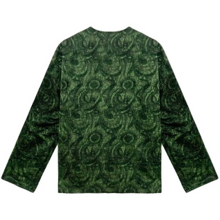 【双宫茧锦油绸柞蚕丝外套】香云纱长袖上衣加厚款kp8818