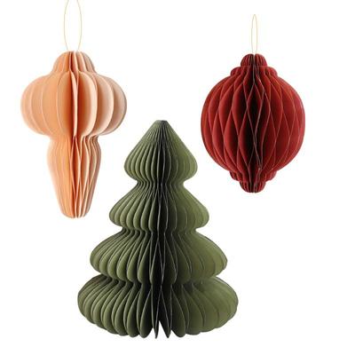 红利节庆折纸圣诞树可收纳