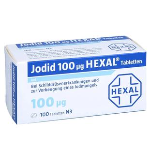 hexalHexal碘化钾片100ug100粒甲状腺素进口正品官方德国赫素儿童