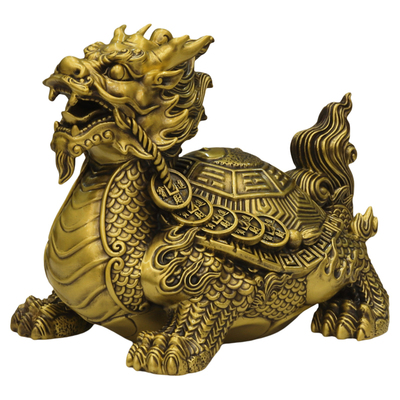 金钱龙龟铜摆件工艺品