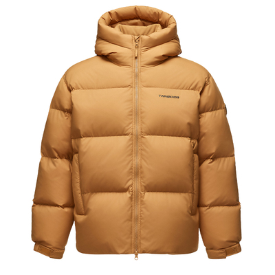 坦博尔新款商务连帽羽绒服男士