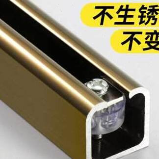 移门吊轨加厚套装木门吊轮滑y轮实木门玻璃推拉门吊门吊滑轨道