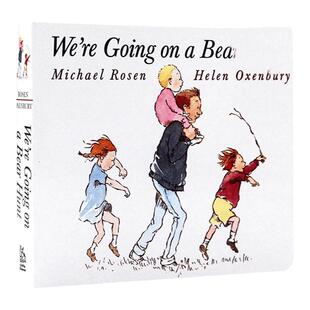 我们一起去猎熊 We're Going on a Bear Hunt 纸板书 英文原版绘本 廖彩杏有声书单低幼英语启蒙Michael Rosen 0-3-4-5岁