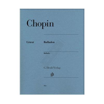 肖邦叙事曲集钢琴亨乐原版