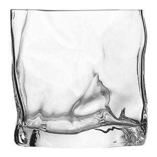 小众设计ins风玻璃扭扭杯高级感咖啡杯玻璃水杯威士忌杯啤酒杯子