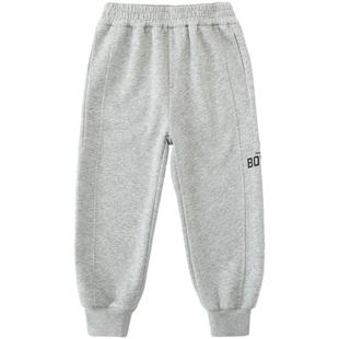 小象汉姆童装男童裤子儿童运动裤校裤2025春季新品卫裤宽松秋装潮