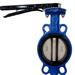 D71X-16铸铁手动手柄对夹式蝶阀DN40 50 65 80 100 125 150 200