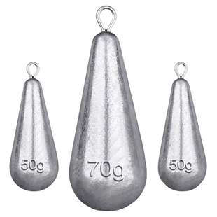 路亚筏钓串钩水滴铅坠通心坠海钓远投反离底钓抗走水定风铝坠铅坨