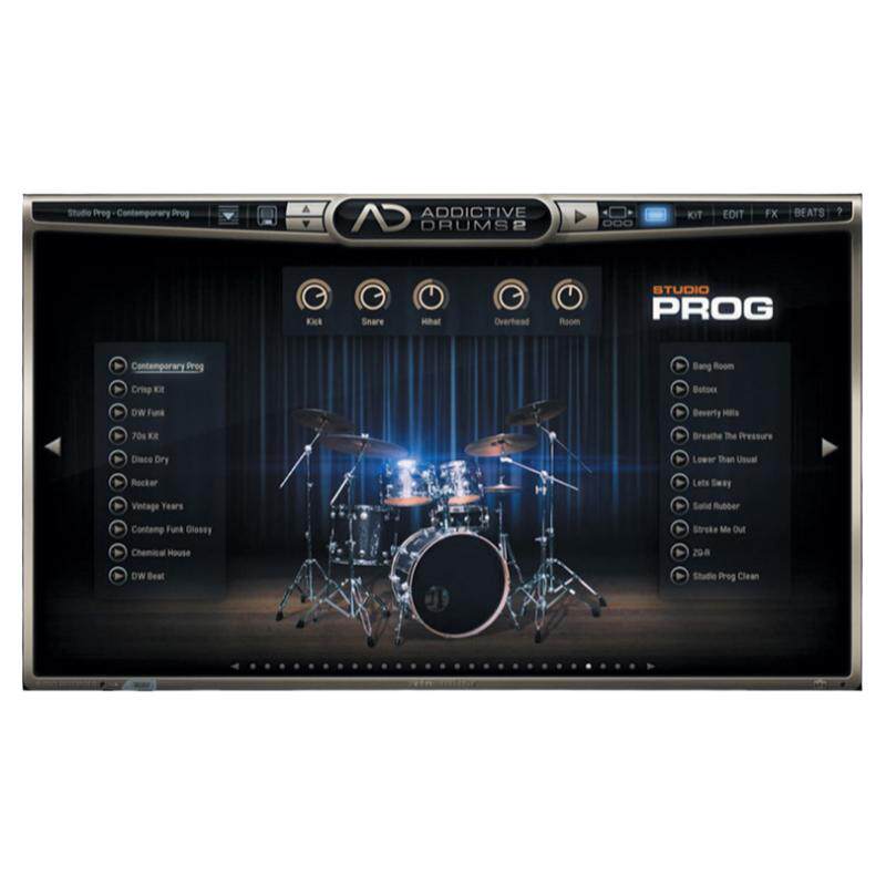 Addictive Drums 2 鼓音源插件Add Drum架子鼓编曲流行音色合成器