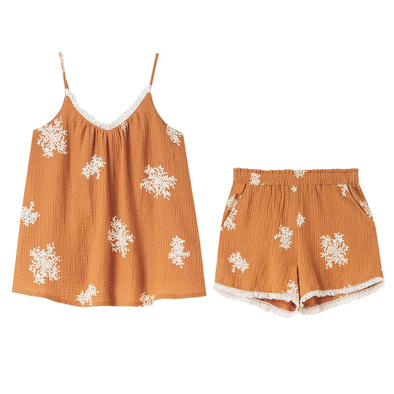妮狄娅女纯棉甜美少女家居服套装