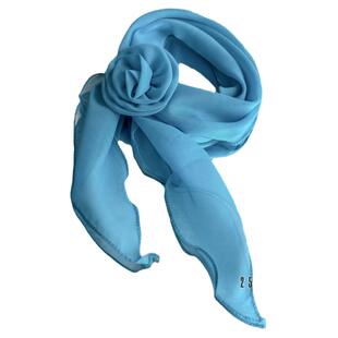 25SUMMER亚文化穿搭复古百搭多用途印花小丝巾choker千禧风配饰女