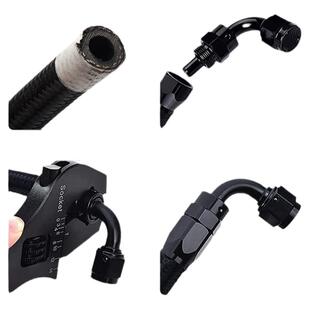 汽车改装防爆金属油管 AN10不锈钢编织网油管 改装耐高温高压油管