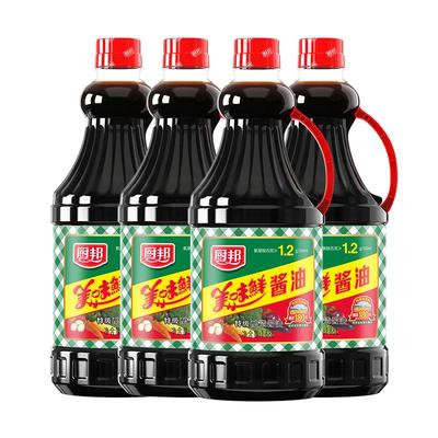 厨邦美味鲜酱油1.68L*4
